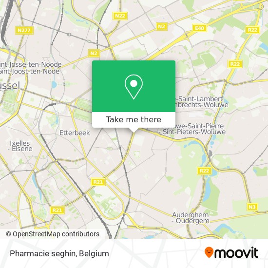 Pharmacie seghin map