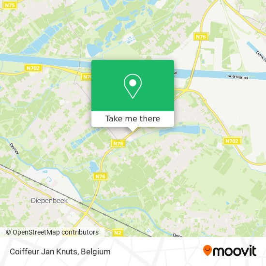 Coiffeur Jan Knuts map