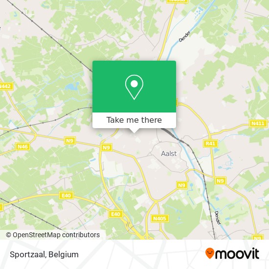 Sportzaal map