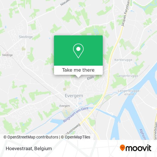 Hoevestraat map