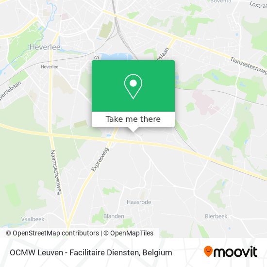 OCMW Leuven - Facilitaire Diensten plan