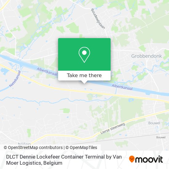 DLCT Dennie Lockefeer Container Terminal by Van Moer Logistics map
