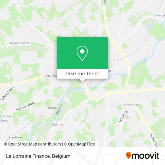 La Lorraine Finance map