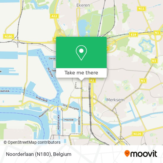 Noorderlaan (N180) plan