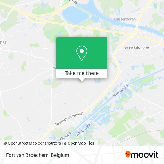 Fort van Broechem map