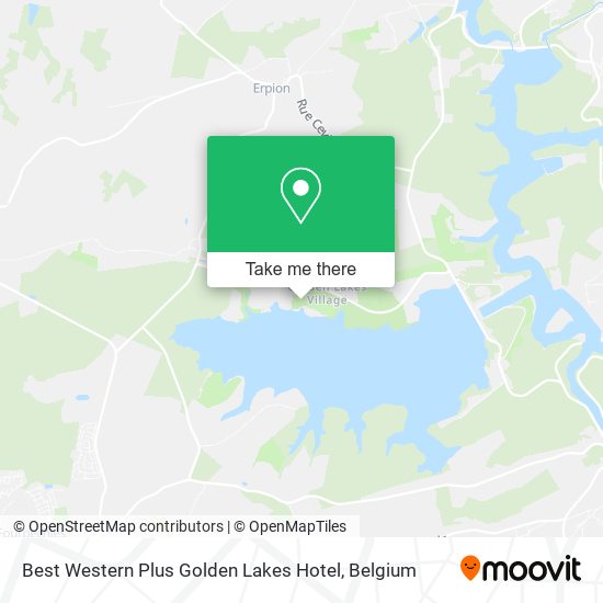 Best Western Plus Golden Lakes Hotel map