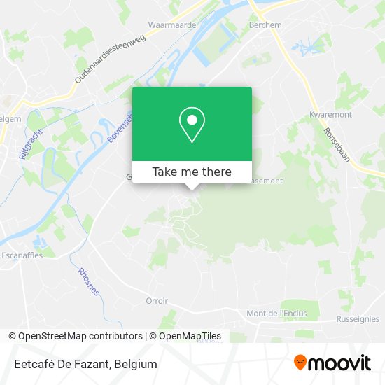 Eetcafé De Fazant map