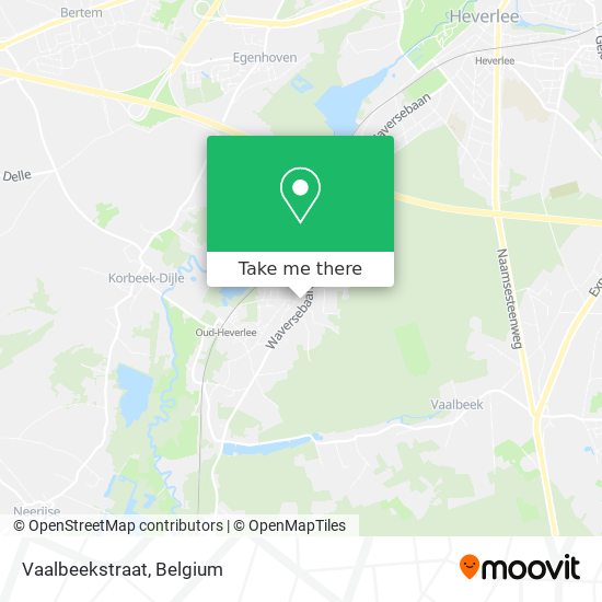 Vaalbeekstraat map