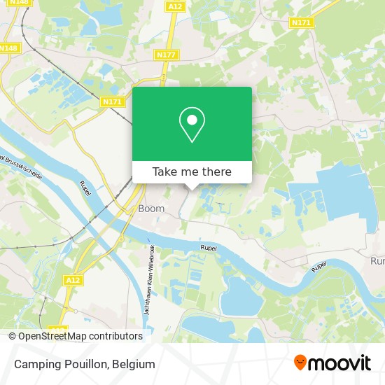 Camping Pouillon map