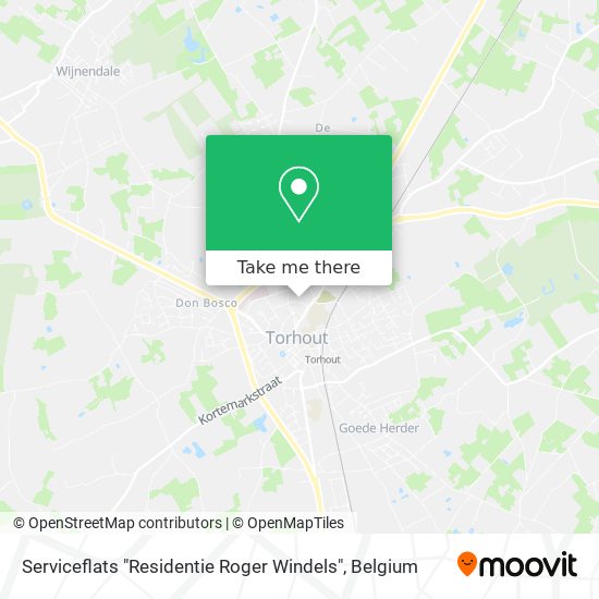 Serviceflats "Residentie Roger Windels" map
