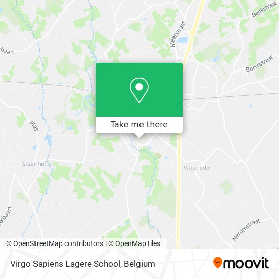 Virgo Sapiens Lagere School map