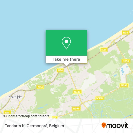 Tandarts K. Germonpré map