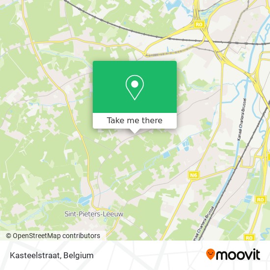 Kasteelstraat map