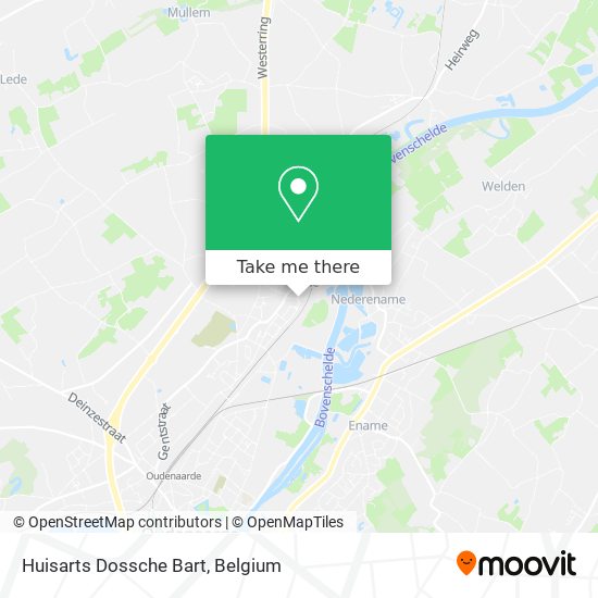 Huisarts Dossche Bart map