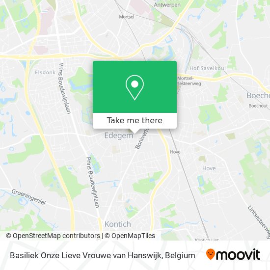 Basiliek Onze Lieve Vrouwe van Hanswijk plan