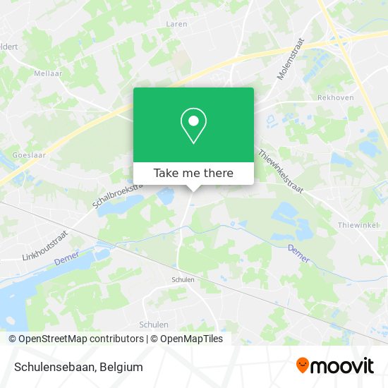 Schulensebaan map