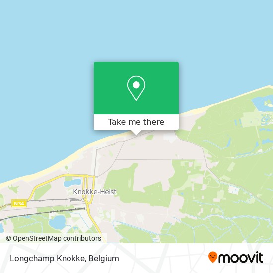 Longchamp Knokke map