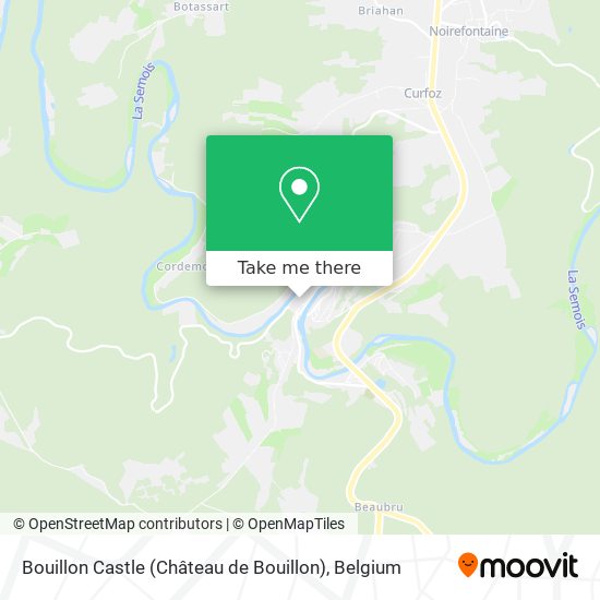 Bouillon Castle (Château de Bouillon) map