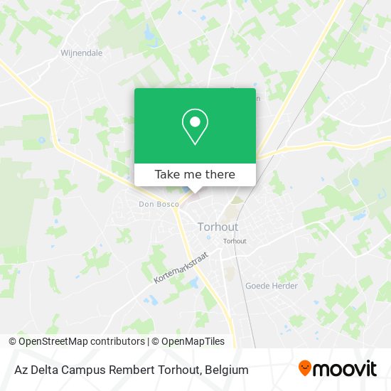 Az Delta Campus Rembert Torhout map