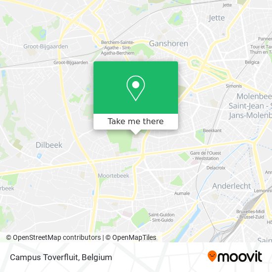 Campus Toverfluit map