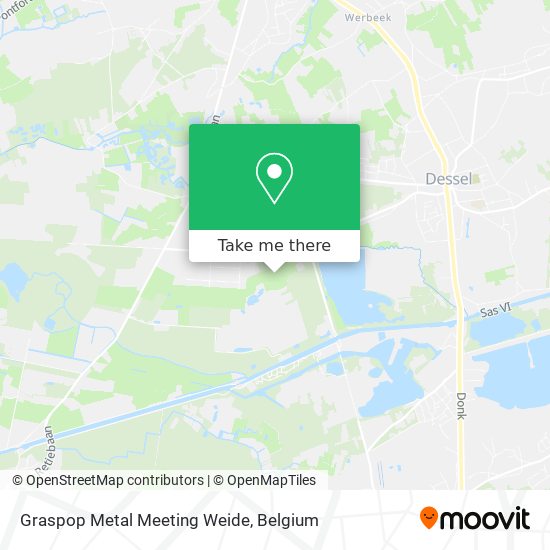 Graspop Metal Meeting Weide map