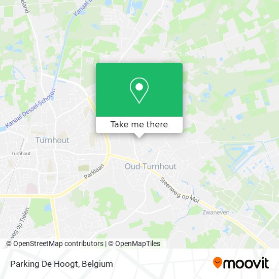 Parking De Hoogt map