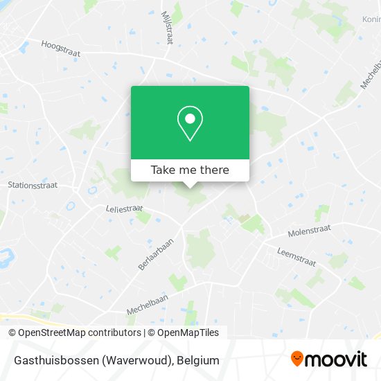 Gasthuisbossen (Waverwoud) map