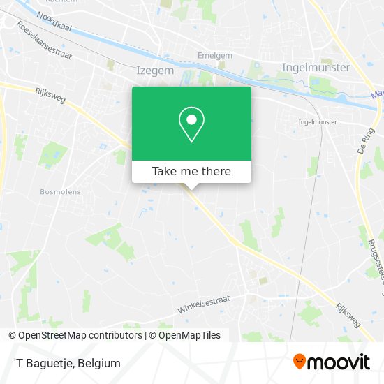 'T Baguetje map