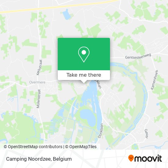 Camping Noordzee map