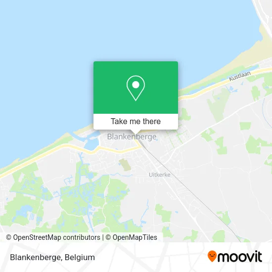 Blankenberge map