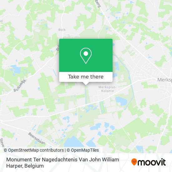 Monument Ter Nagedachtenis Van John William Harper plan