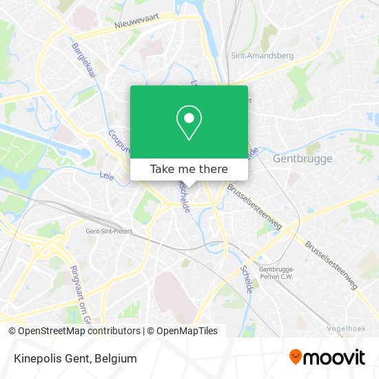 Kinepolis Gent map