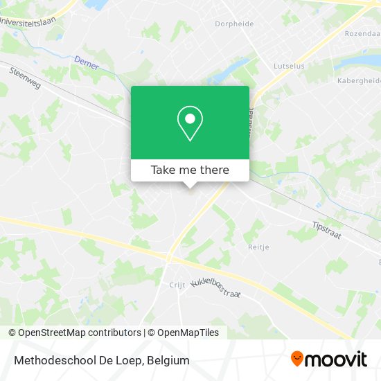 Methodeschool De Loep map