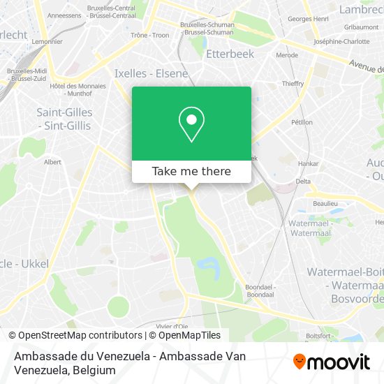 Ambassade du Venezuela - Ambassade Van Venezuela map