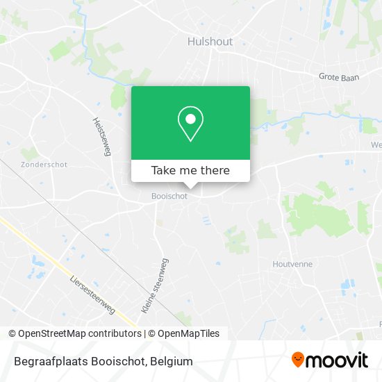 Begraafplaats Booischot map