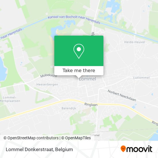 Lommel Donkerstraat plan