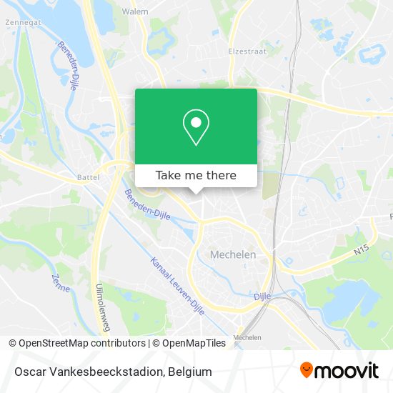 Oscar Vankesbeeckstadion plan