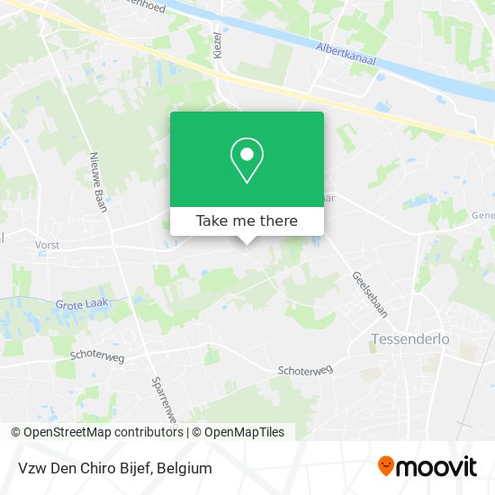 Vzw Den Chiro Bijef map