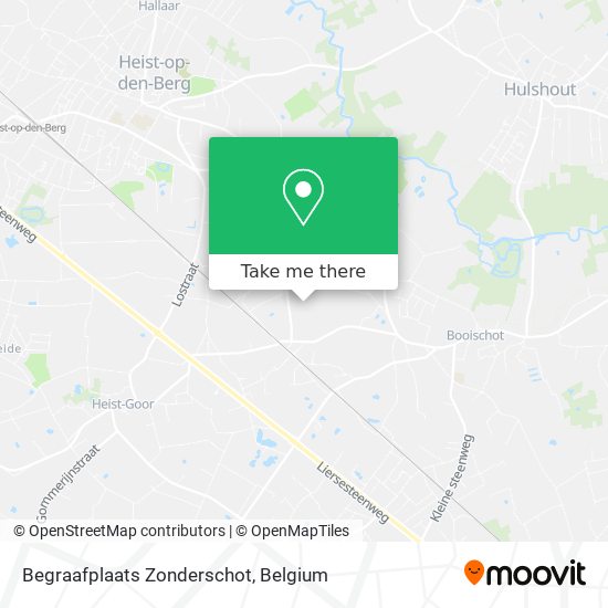 Begraafplaats Zonderschot plan