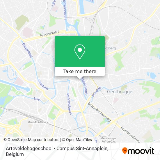 Arteveldehogeschool - Campus Sint-Annaplein plan