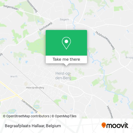 Begraafplaats Hallaar map