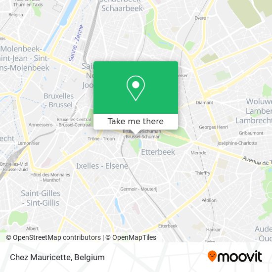 Chez Mauricette map