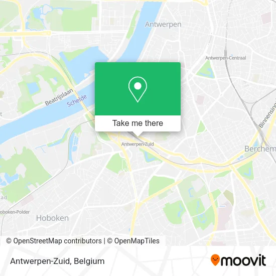 Antwerpen-Zuid map