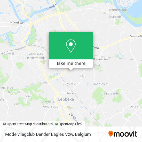 Modelvliegclub Dender Eagles Vzw map