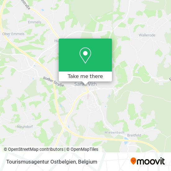 Tourismusagentur Ostbelgien plan