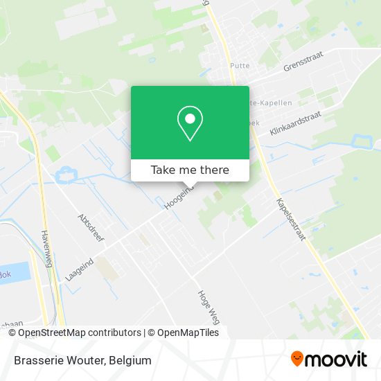 Brasserie Wouter map