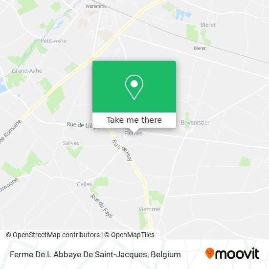 Ferme De L Abbaye De Saint-Jacques map