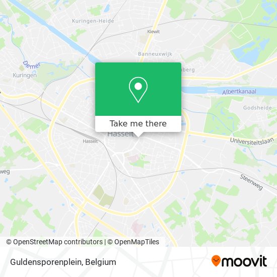 Guldensporenplein map