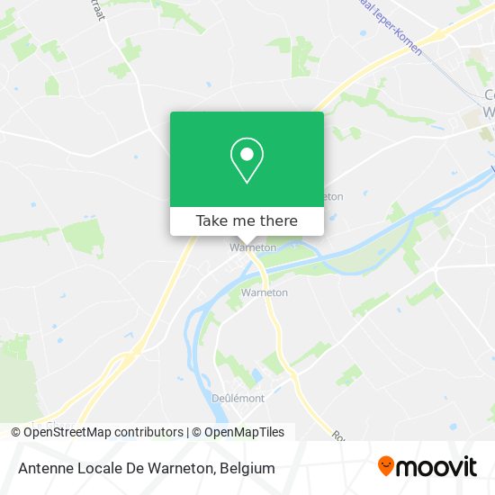 Antenne Locale De Warneton map