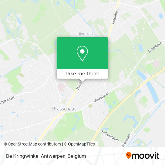 De Kringwinkel Antwerpen map